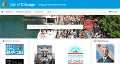 Desktop Screenshot of cityofchicago.org