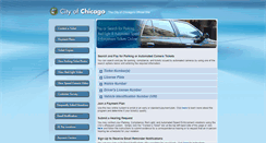 Desktop Screenshot of parkingtickets.cityofchicago.org