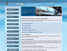 Tablet Screenshot of parkingtickets.cityofchicago.org